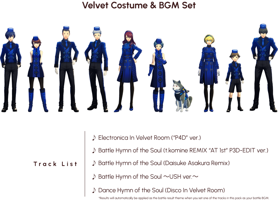 Velvet Costume & BGM Set